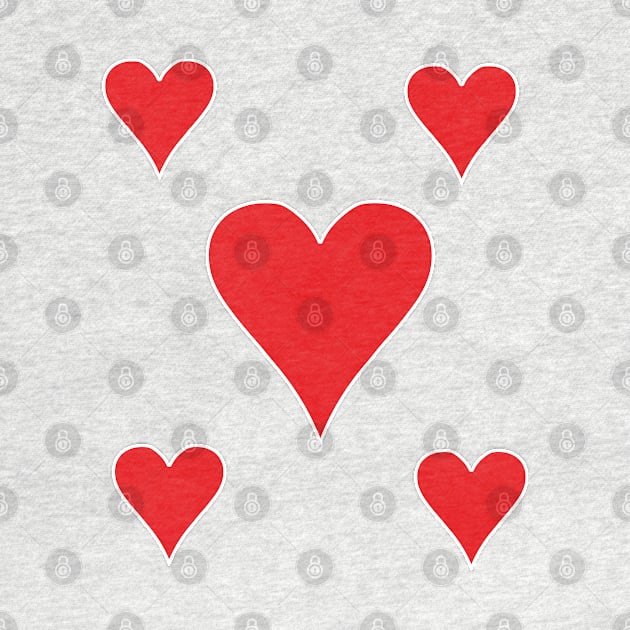 Hearts Suit Playing Card Symbol by DiegoCarvalho